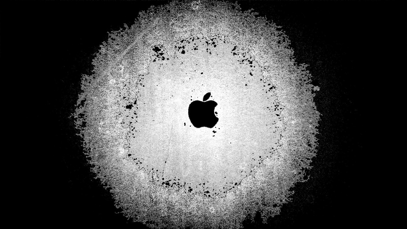 ze, white, cool, 3d and abstract, 2K, apple, custom, black and white, frozen, black