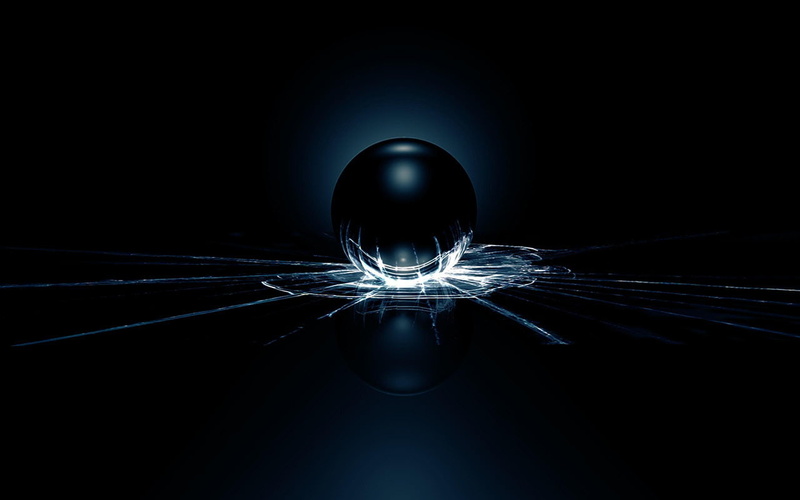 hd, round, balls, cracked, illustration, 720P, digital/artwork, abstract, black