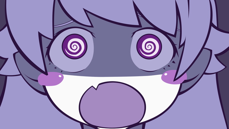 human brain, computer icon, circle, anime anime girls oshino shinobu long hair blonde vector art monogatari series, purple, body part, people, close-up