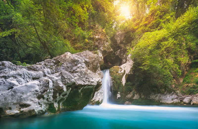 photography, beauty in nature, Shift, lazio, Waterfalls, ultrawide, Sunset, tutorial, tropical rainforest, canon, no people, Fresh, rock - object, flowing water