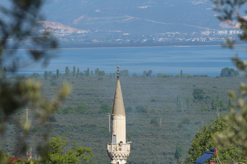 plant, no one, building exterior, village of soloz, sky, cami, the minaret of the mosque, travel, nature, spirituality, turkey, landscape, open air, greens