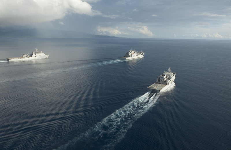 USS Pearl Harbor, LSL 421, LSD-52, USNS Matthew Perry (T-AKE 9), 4K, Harpers Ferry-class, dock landing ship, USA Navy
