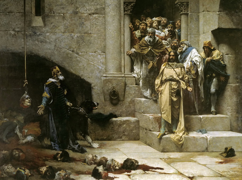 1080P, picture, genre, mythology, Jose Casado del Alisal, The legend of King Monk