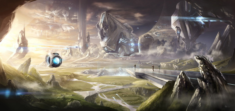 1080P, Xbox One, Halo: Master Chief Collection, video games, Halo, fantasy art, 343 Industries, Master Chief