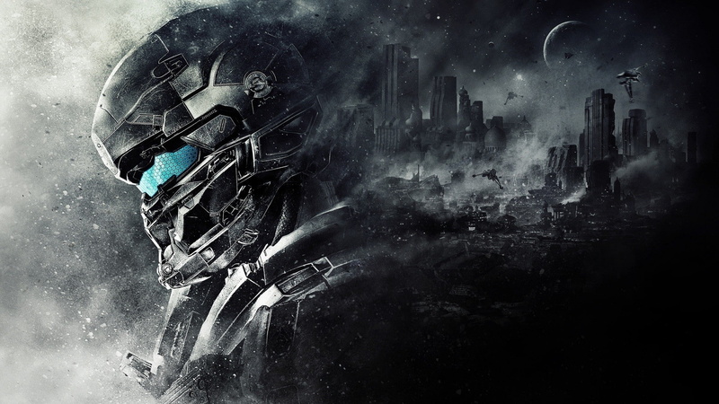 science fiction, Master Chief, selective coloring, Spartan Locke, concept art, 343 Industries, Halo, Halo 5, armor, video games, 1080P, space, spaceship