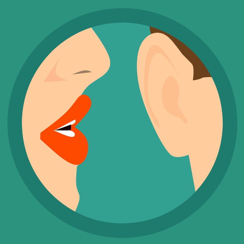 beauty, colored background, news, blue, expertise, nature, girl, hear, hair, lady, person, cartoon, mouth, expression, head, secret, female, discussion