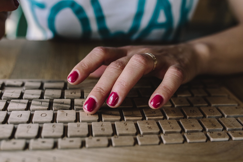 computer key, laptop, finger, office, female, woman, workspace, body part, human Finger, internet, adult, human body part, Closeup, computer equipment