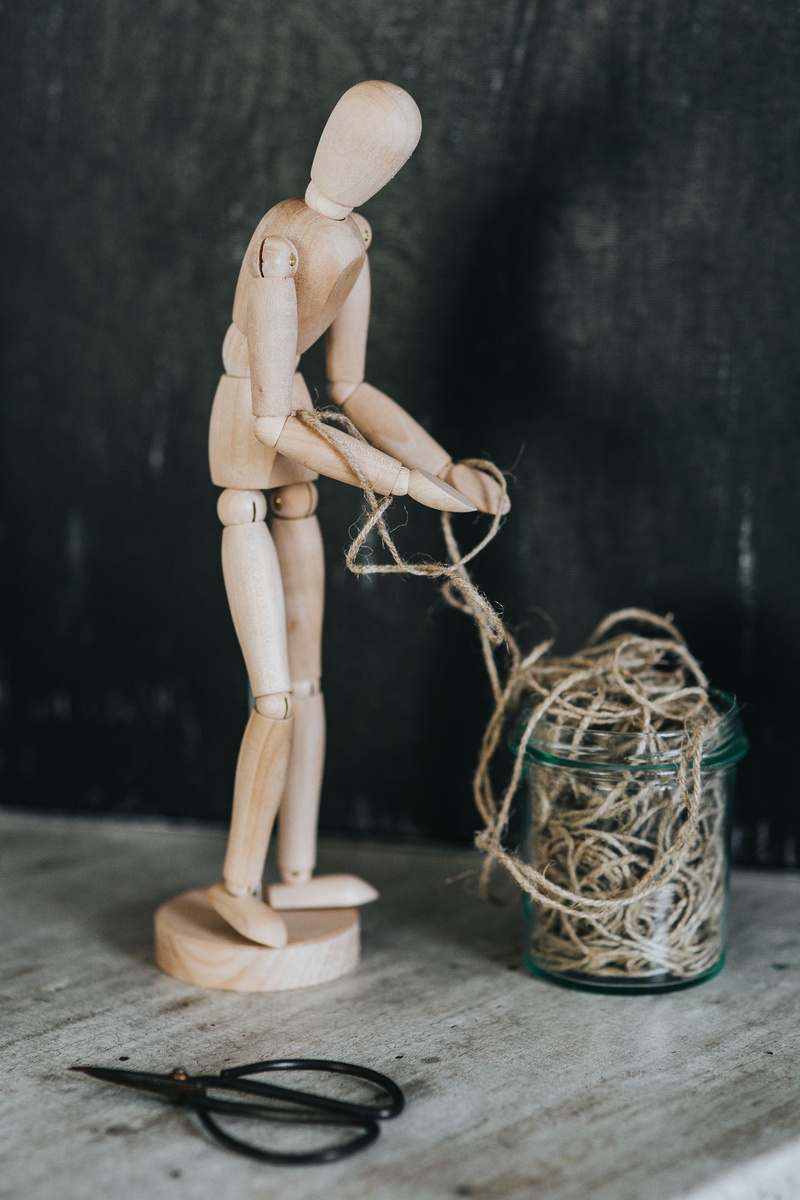 posing, pencils, indoors, kitchen utensil, Wooden, art and craft, doll, model, creativity, figurine, no people, poses, sculpture, wood, food and drink
