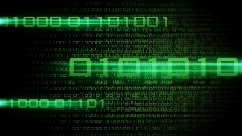 The Matrix, 1080P, black background, technology, Green, digital art, Code, computer, Binary, numbers