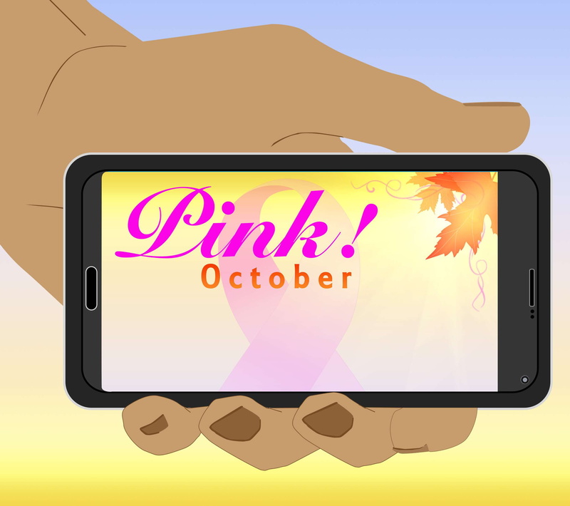 message, breast cancer awareness, internet, technology, o, people, android, connection, western script, cellular, outdoors, cellular telephone, cell phone