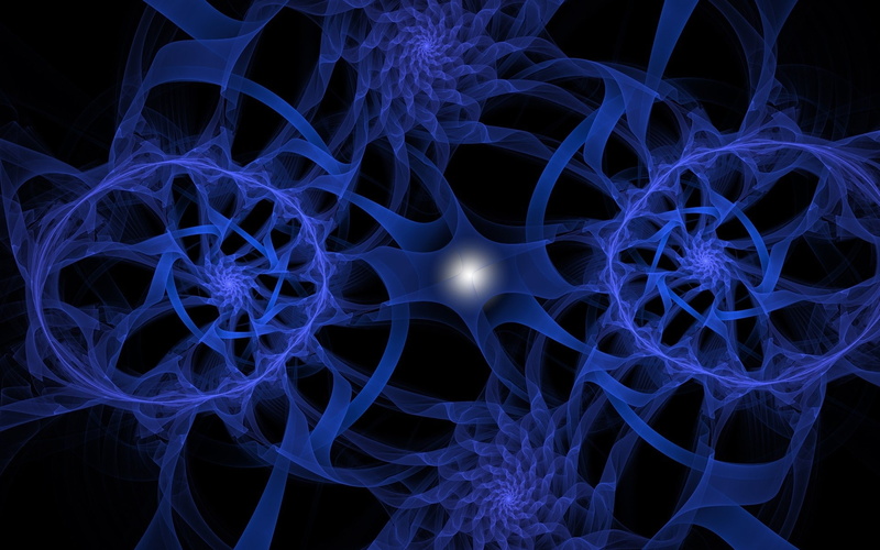 magnification, technology, Background, Circles, night, Plexus, Dark, abstract, blue, healthcare and medicine, connection, science, biology, microbiology