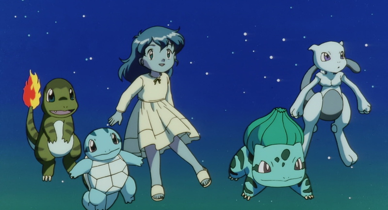 Movie, Mewtwo (Pokémon), Pokémon: The First Movie, Charmander (Pokémon), Ambertwo (Pokémon), Starter Pokemon, Squirtle (Pokémon), Bulbasaur (Pokémon), 720P