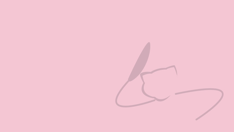 Minimalist, Mew (Pokémon), Pokémon, 1080P
