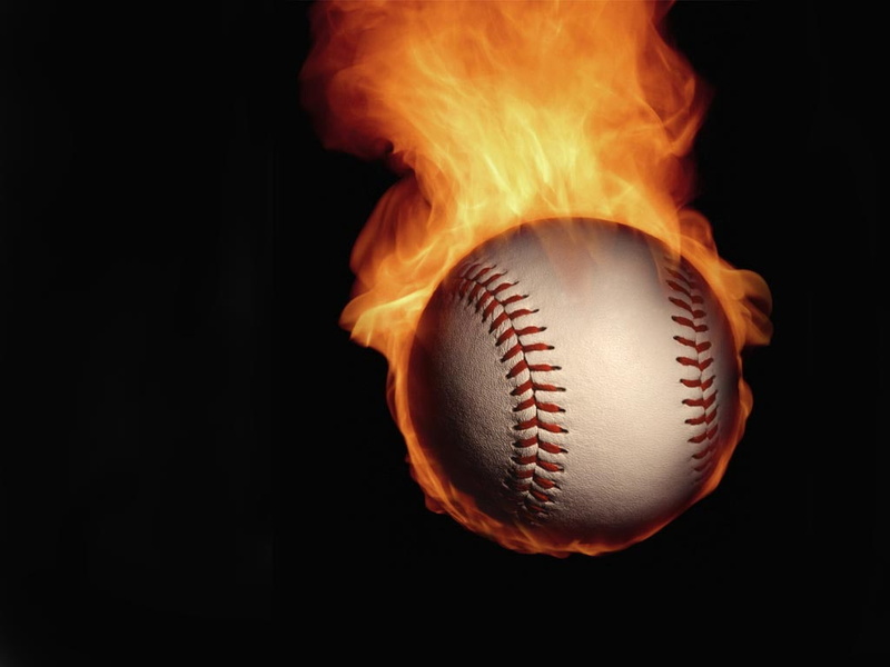 480P, graphic, baseball, red, on fire, white, fire