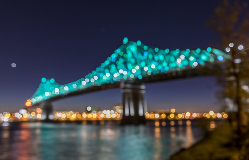 bridge - man made structure, out of focu, building, reflection, city, low, illumination, new years eve, evening, out of focus, concrete, suspension, angle