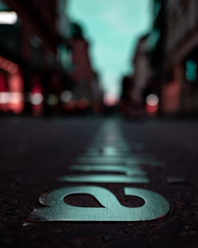 selective, stockholm, sitewalk, city, symbol, dark, photography, concrete, city Life, street, letter, a, depthoffocu, closeup, bokeh, lettering, defocused
