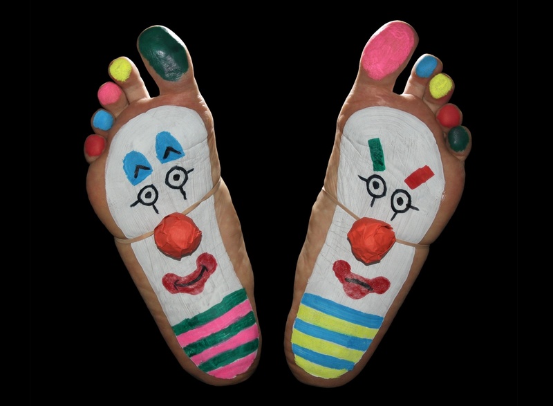 art and craft, foot, sole, one person, anthropomorphic, fun, hand, close-up, feet, representation, finger, art, human body part, indoors, body part, creativity