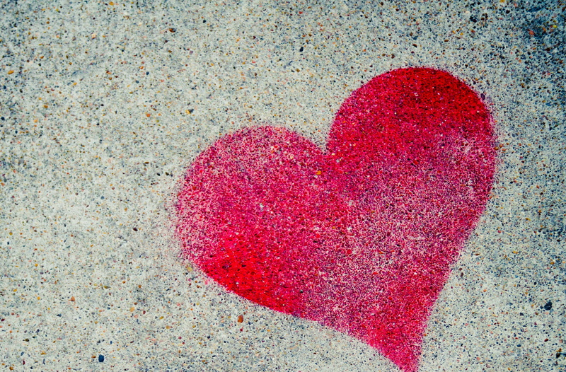 heart shape, drawing - art product, Love, nature, Concrete, Ground, 2K, land, graff, Heart, romance, Photowalk, high angle view, red, Artistic, textured