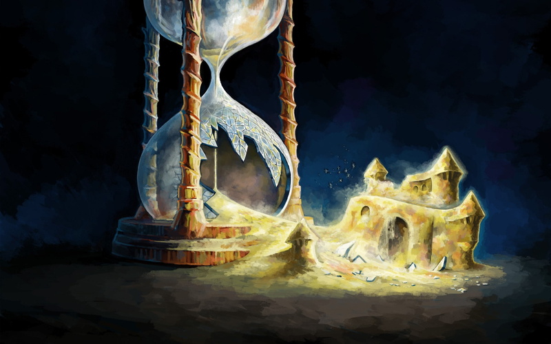 sand, broken glass, 1080P, Traditional Artwork, Braid (video game)