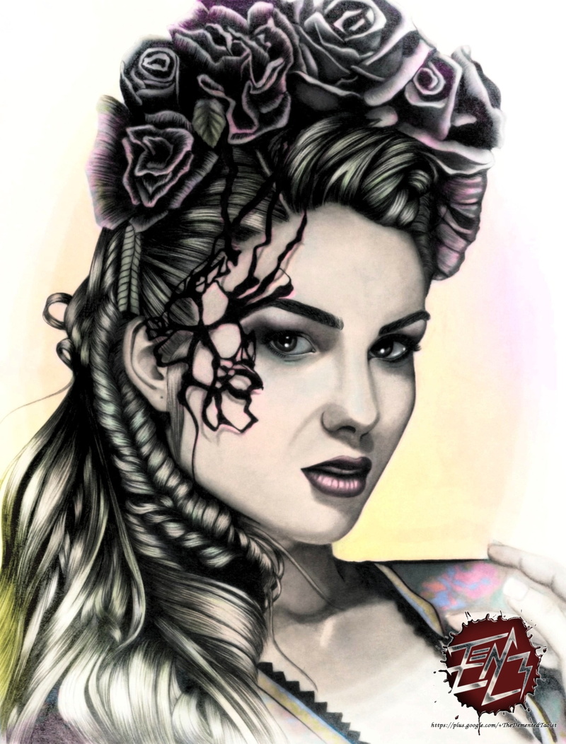 2K, model, adult, portrait display, looking at camera, beauty, human face, one person, digital art, body part, Traditional Artwork, haute couture, hair