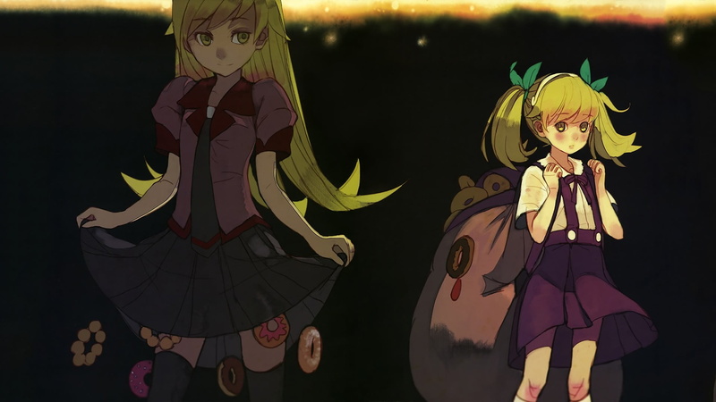 performance, art and craft, arts culture and entertainment, front view, three quarter length, outdoors, thigh-highs, creativity, one person, Monogatari Series