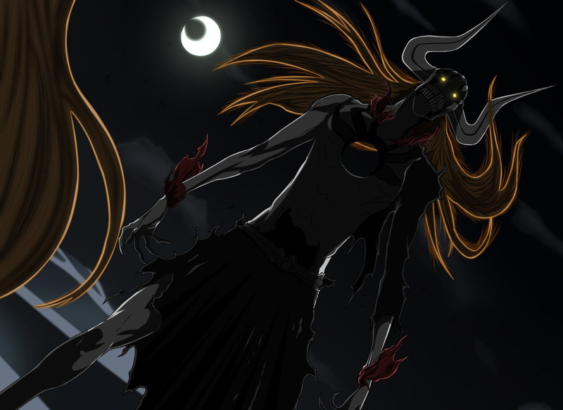 long exposure, motion, abstract, night, performance, black background, arts culture and entertainment, art and craft, indoors, kurosaki ichigo bleach anime vasto lorde crescent moon glowing eyes hollow