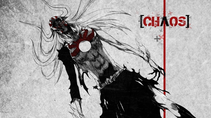 1080P, Kurosaki Ichigo, Bleach, grunge, Hollow, Vasto Lorde