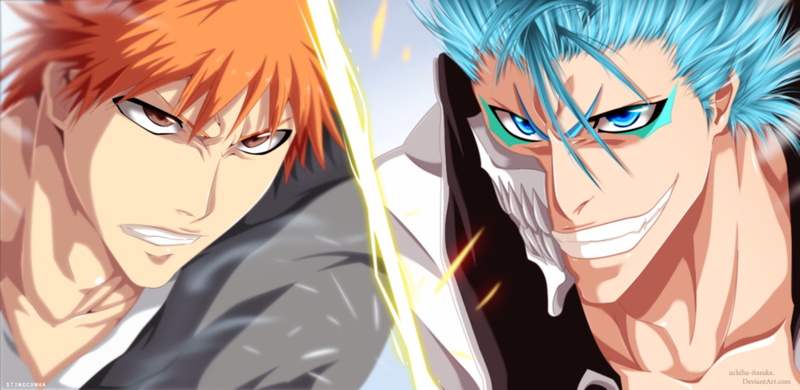 Ichigo Kurosaki, Grimmjow Jaegerjaquez, 1080P, Bleach