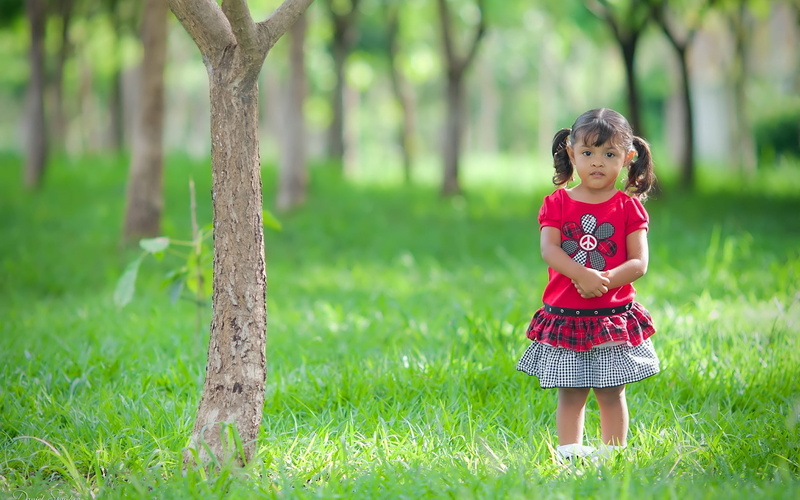 one Person, toddler, mood, 2K, summer, small, playing, park - Man Made Space, full length, black, s, day, childhood, females, smiling, front view, lifestyles