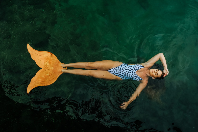 relaxation, photo, one person, real people, nature, full length, vacations, outdoors, women, day, mermaid, tail, sea, swimwear, swimming, clothing, high angle view