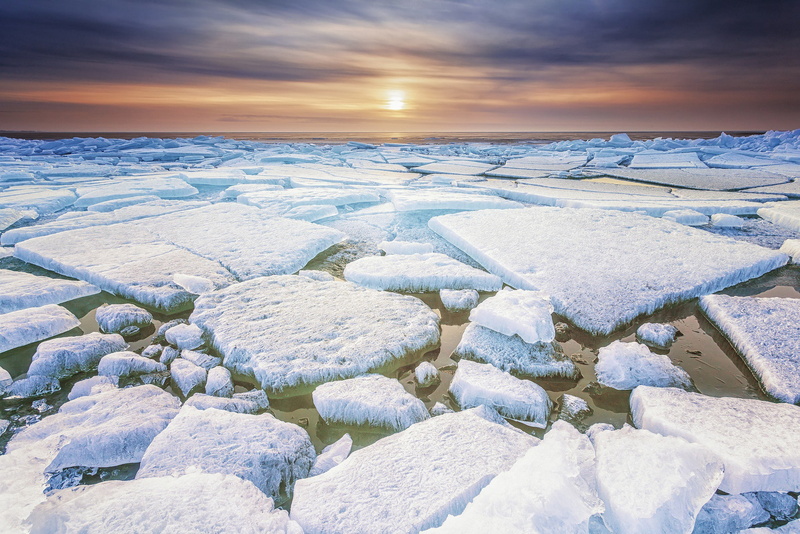 north of the Netherlands province of Fri, blocks, winter, north, cold, province, ice floes, netherlands, 1080P, friesland, frost, ice