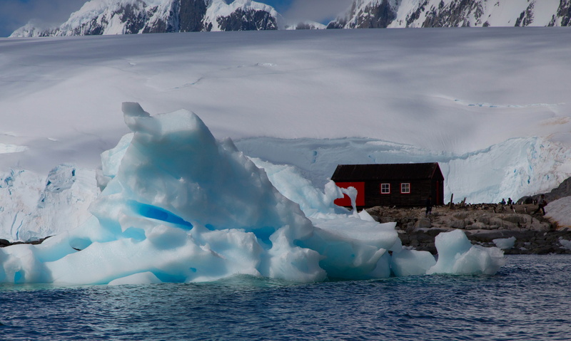 ice, landscape, scenics - nature, beauty in nature, environment, power in nature, barn, white, remote, glacier, white color, house, water, winter, sea