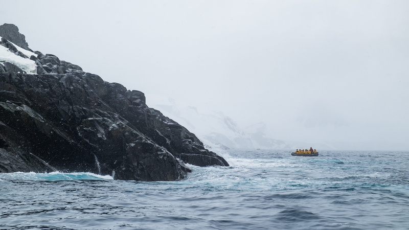 nautical vessel, rock, watercraft, winter, near, vessel, spert island, promontory, mode of transportation, ocean, antarctic, mountain, boat, 4K, water