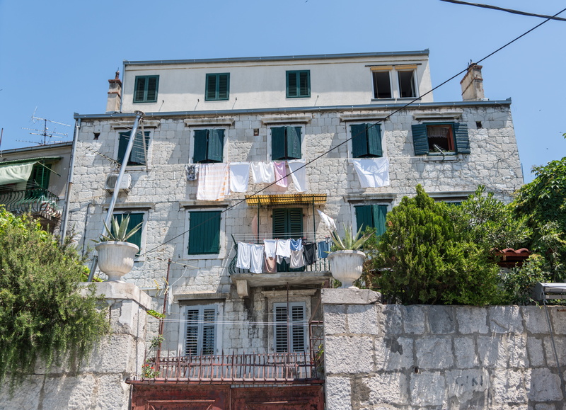 Split, old, nature, europe, sunlight, outdoors, building exterior, sky, building, split, tree, low angle view, window, built structure, dalmatia, culture