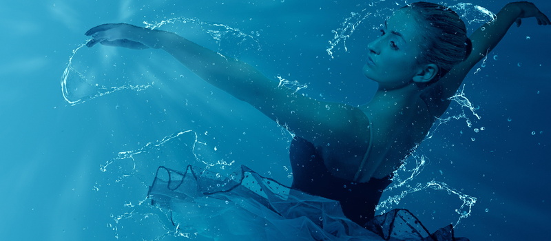 class, performance, motion, outdoors, sea, splashing, dancer, swimming, one person, arms raised, dancing, sport, classical, blue, child, bubble, pool, performer
