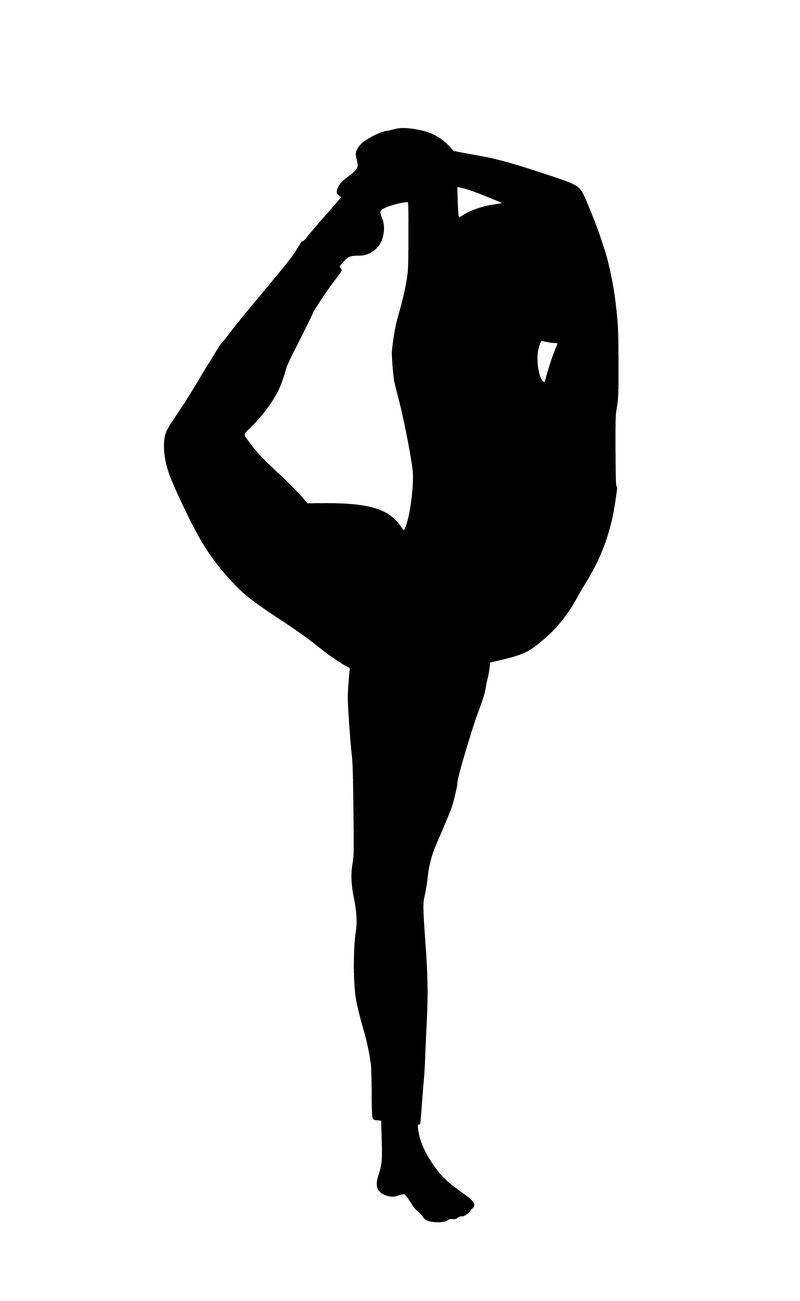 gymnastics, fitness, fashion, position, silhouette, one person, student, dancer, lifestyles, studio shot, ballet dancer, dancing, indoors, cut out, standing