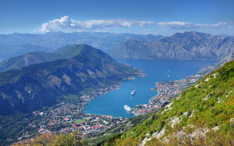 kotor, 2K, point, destinations, view, town, montenegro, highest, tourist