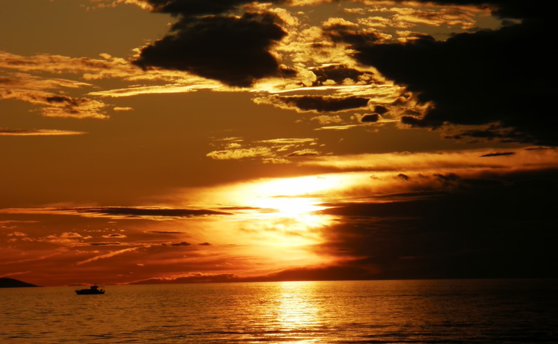 Croatia, sunset, 2K, Europe, zadar