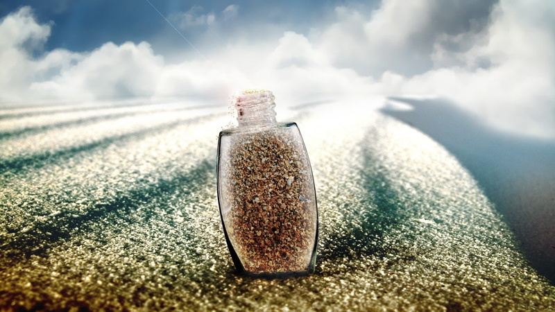 loading, clear, Sand, Bottle, glass, 1080P, illustration