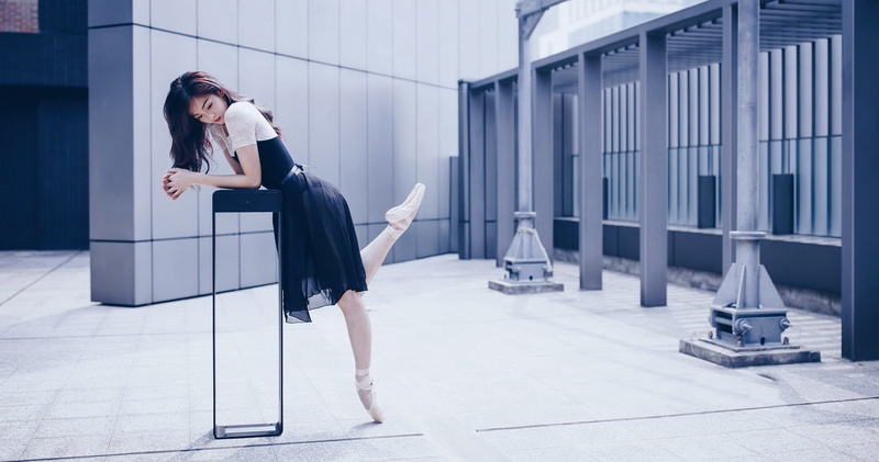 legs, 1080P, Asian, model, women, dark hair, ballet slippers