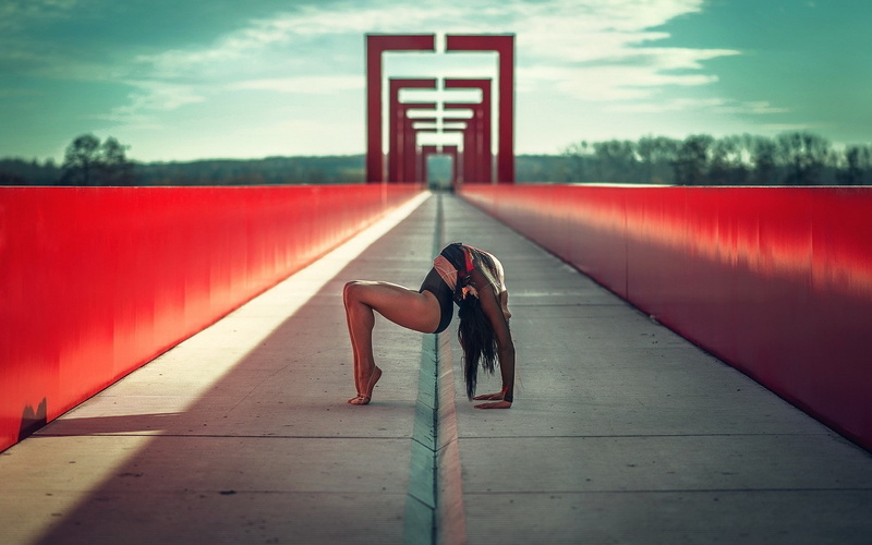 1080P, flexible, women, model, Zalis, gymnastics, bridge, dancer