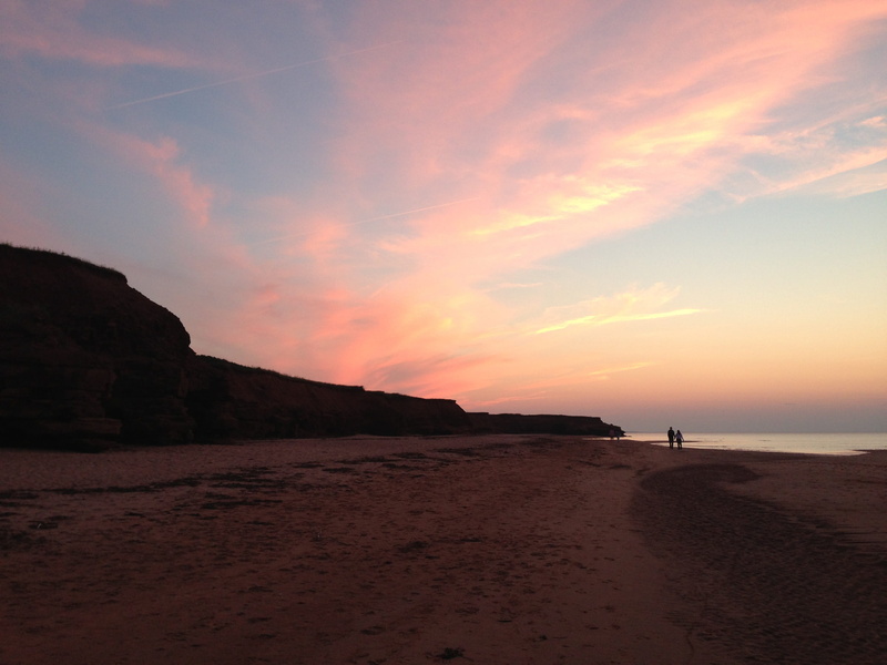 solid, nature, vacation, Canada, shore, rock, beauty in nature, Prince Edward Island, pei, 2K, horizon over water, sea, tranquility, water, outdoor, sunset