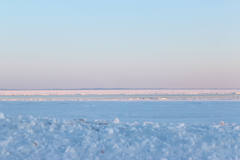 blue, outdoor, Water, cold, frost, travel, water, idyllic, scenics - nature, beauty In Nature, horizon over water, ns, frozen, january, countryside, Sunset