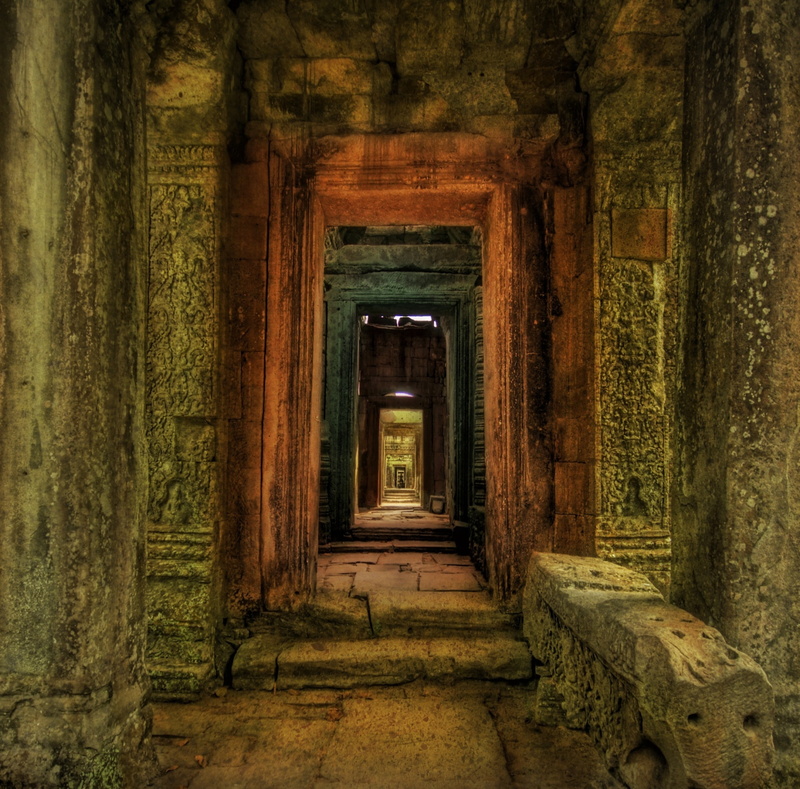 ancient history, arch, the way forward, ancient, concrete, Temple, day, the past, tourism, Cambodia, building, religion, history, built structure, travel destinations