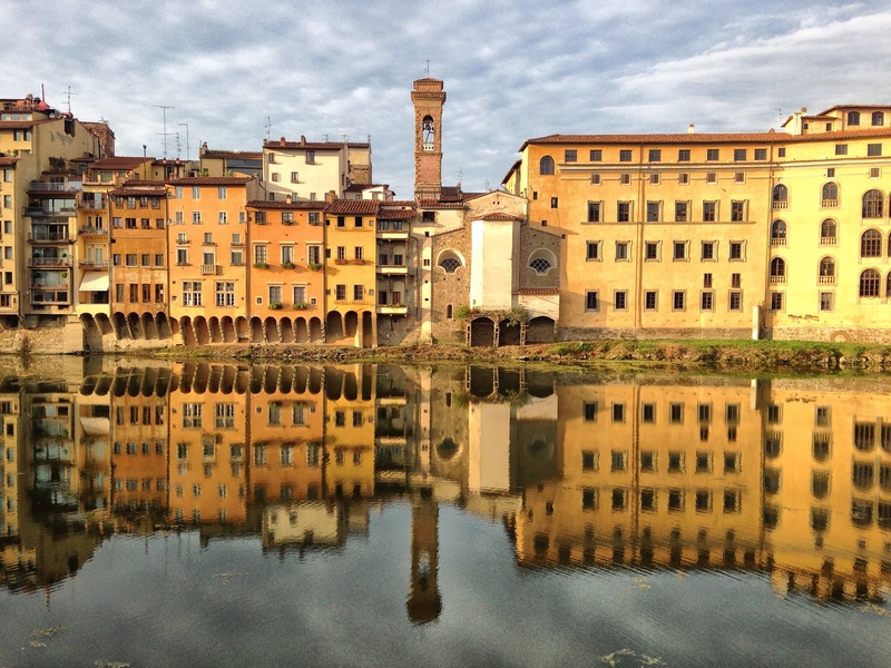 tuscany, houses, no people, sky, city, cityscape, lungarno, water reflection, river, cloud - sky, travel destinations, europe, arno River, old, water, body