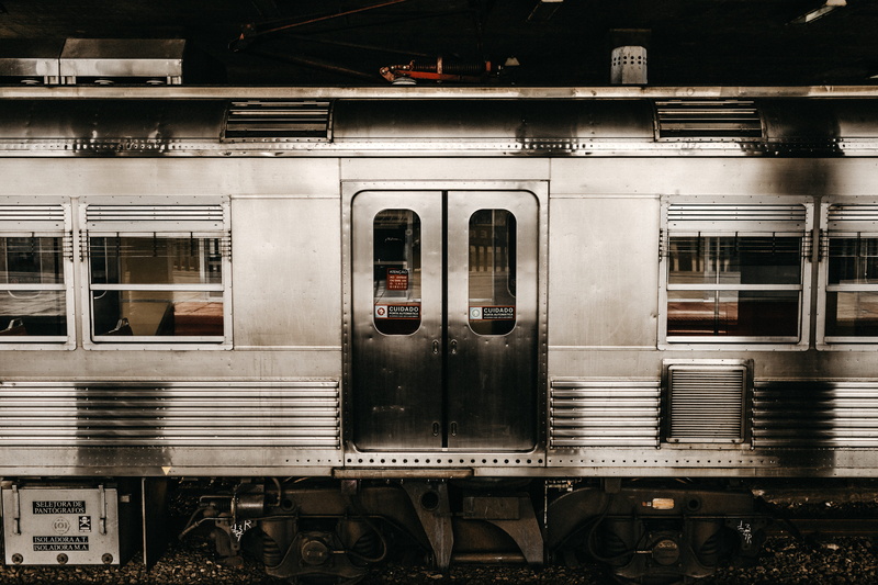 railroad track, steel, rail transportation, railroad station, architecture, freight car, train - vehicle, train, transport, railroad car, metro, no people