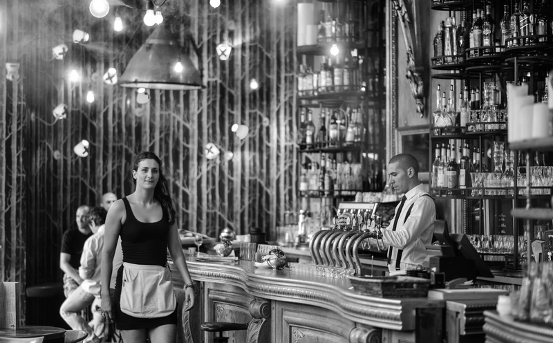 design, alcohol, business, two people, indoors, women, bar, wearing, one person, restaurant, night, real people, photography, casual clothing, bottles