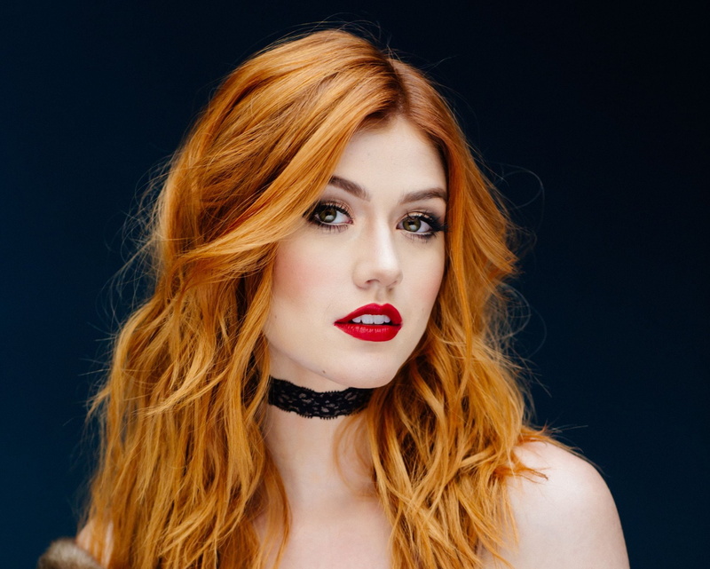 Actresses, Katherine McNamara, American, 1080P, Actress, Lipstick, Redhead, Green Eyes