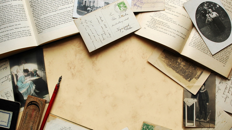 high angle view, text, document, 1080P, books, indoors, directly above, page, writing, paper, architecture, learning, pen, old-fashioned, old, pens, no People