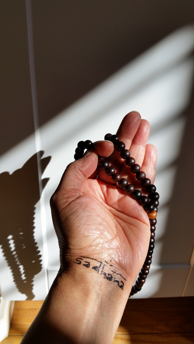 yoga, mala, human body part, finger, meditation, body part, beads, focus on foreground, leisure activity, prayer beads, close-up, holding, high angle view